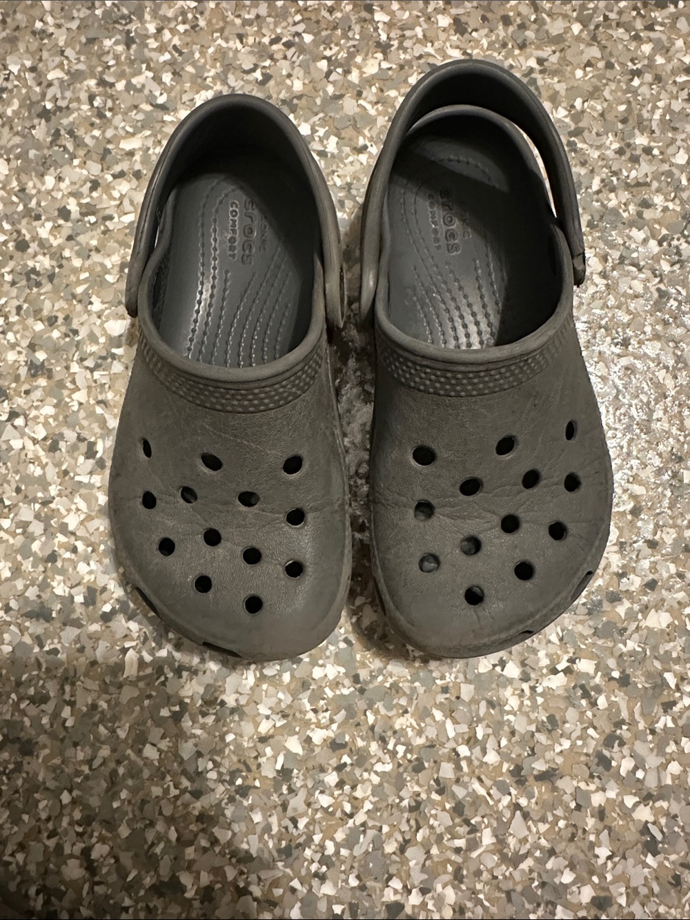 CROCS Kids Classic Clog in Gray